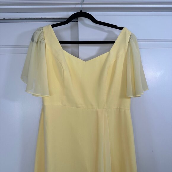 Reverly Bridesmaids Madeline Convertible Chiffon Dress 14P - Picture 7 of 9